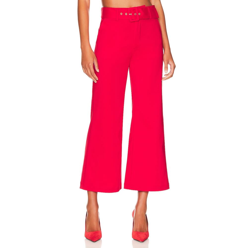 Show Me Your Mumu 'Dj' Red Cropped Pants Size XS